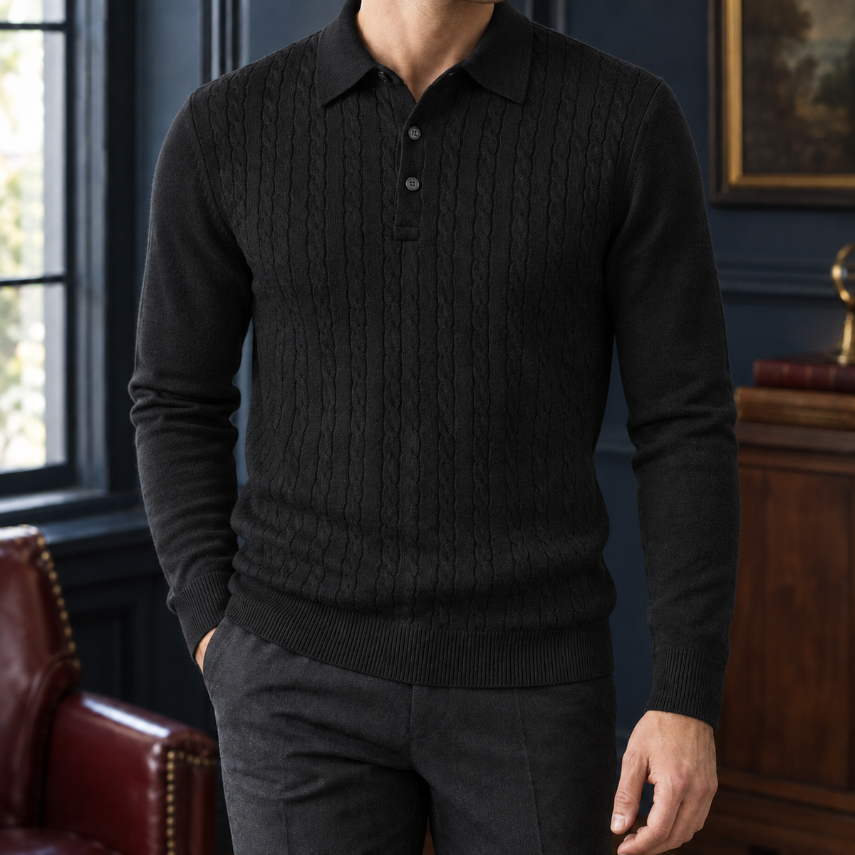 Lucas Cable Knit Sweater