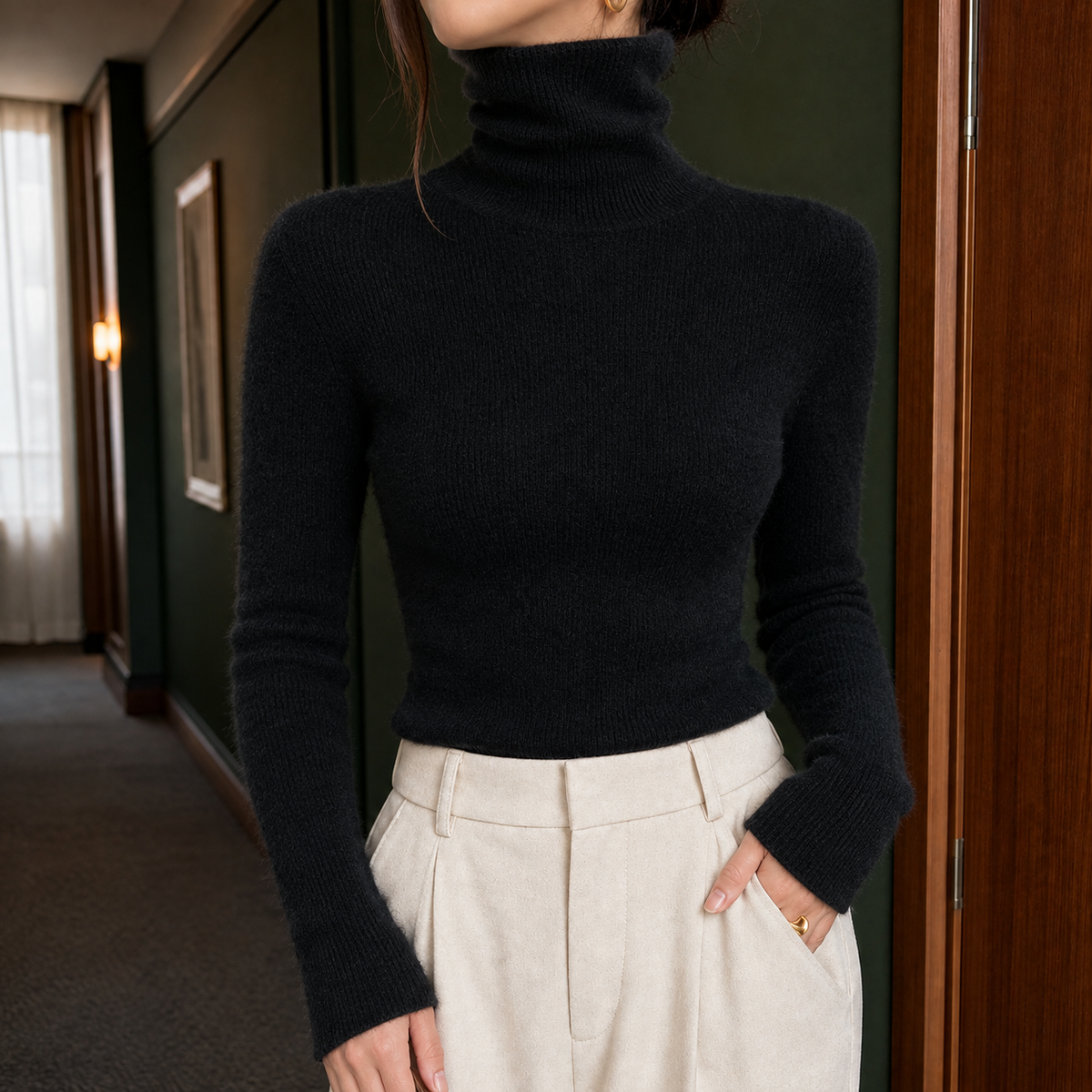 Ophelia-Lane Turtleneck Sweater