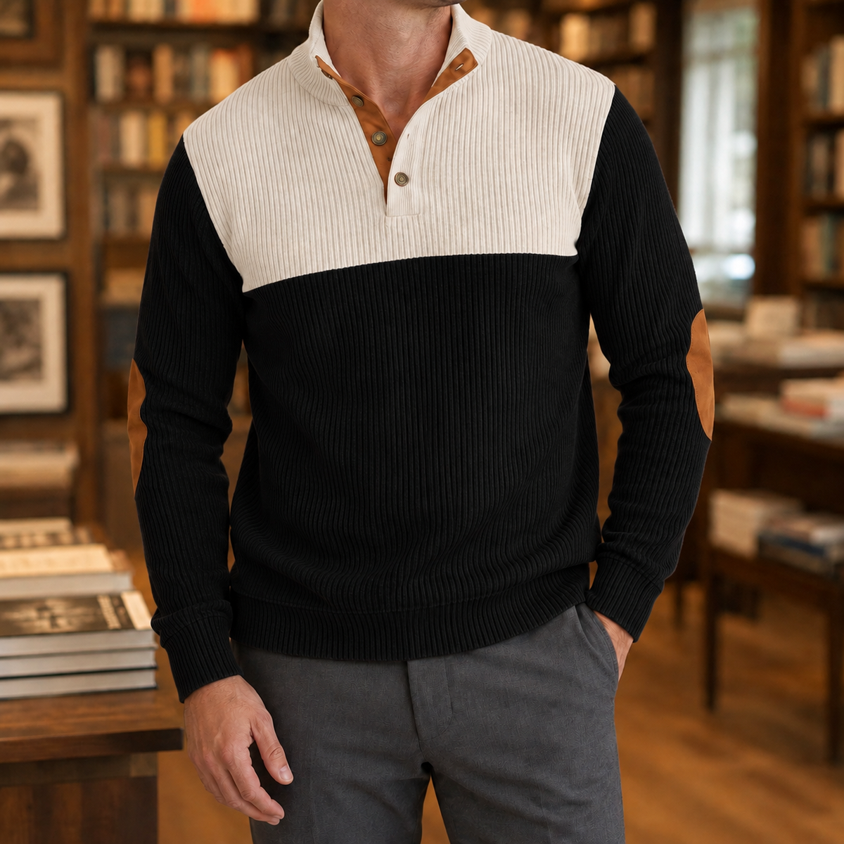 Rocco-Rhys High Collar Sweater