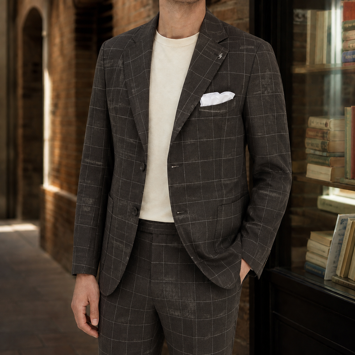 Bertrand Windowpane Jacket