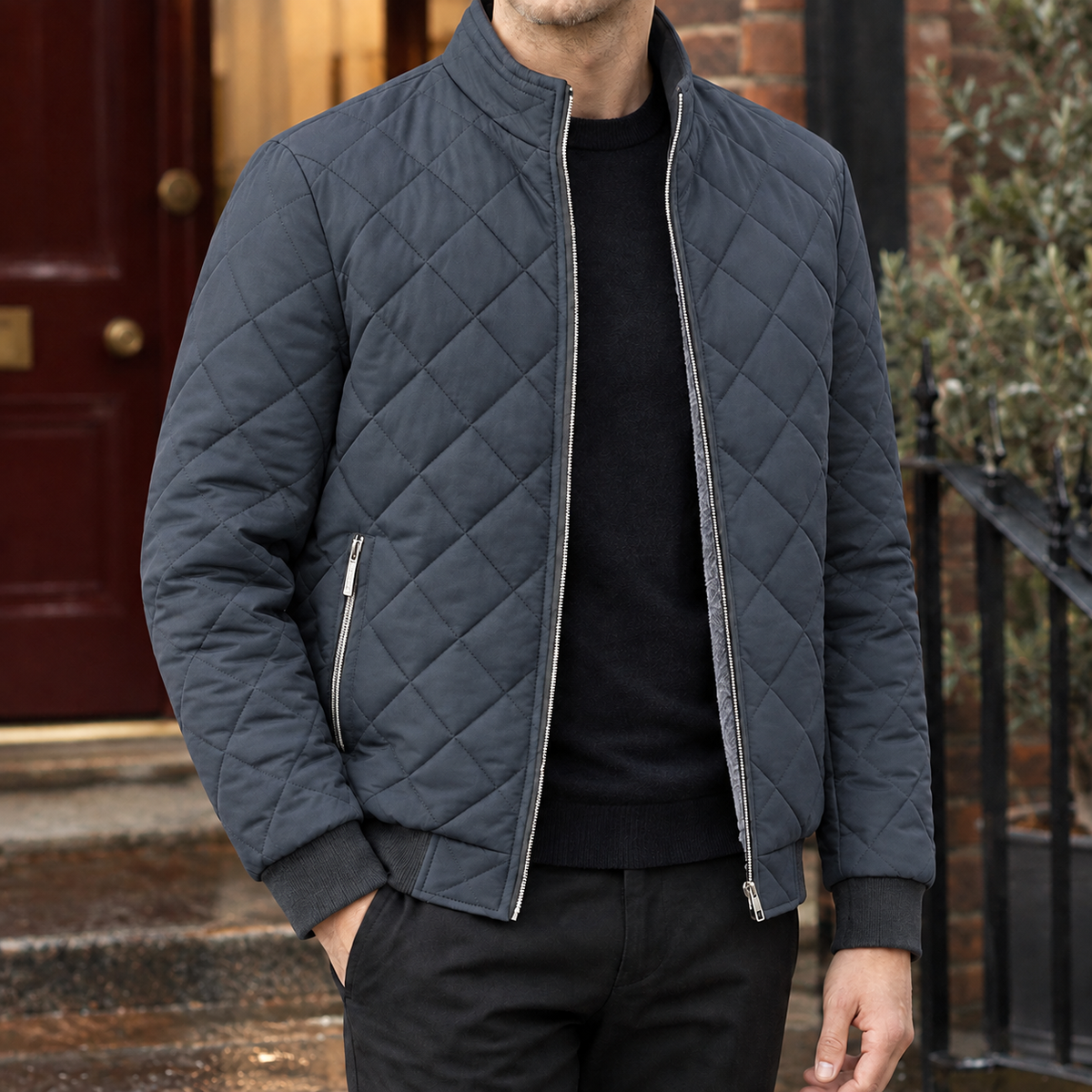 Theodore-Stone Quilted Jacket
