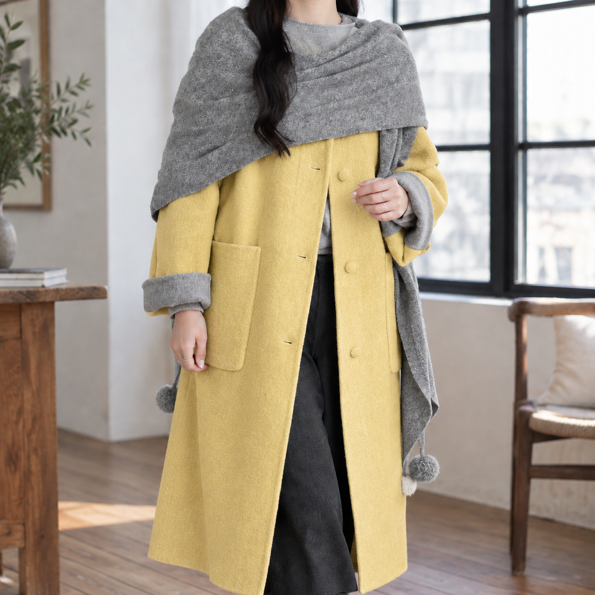 Harriet-Rose Wool Coat