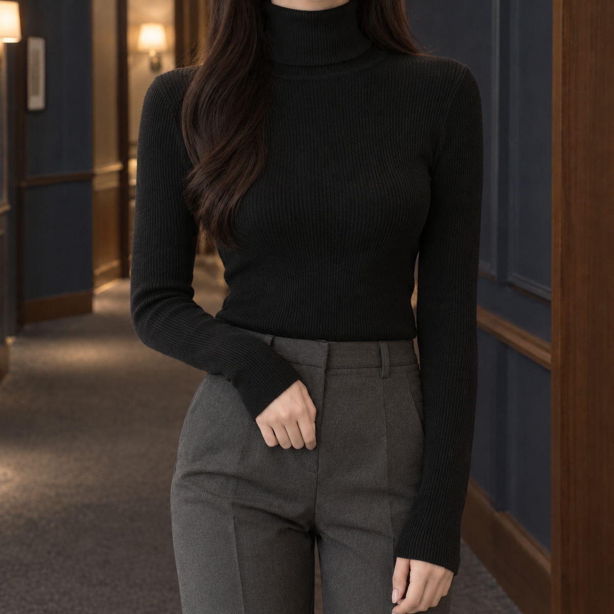 Perpetua-Pearl Ribbed Sweater