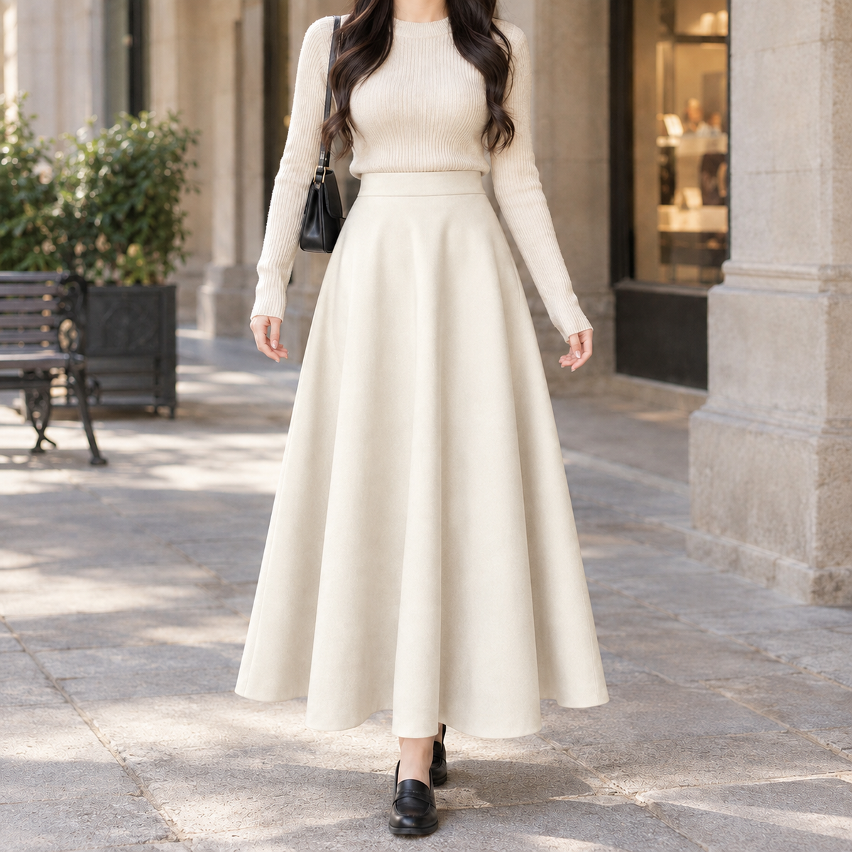 Shannon-Eve High-Waisted Skirt