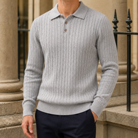 Cedric-Scott Cable Knit Sweater