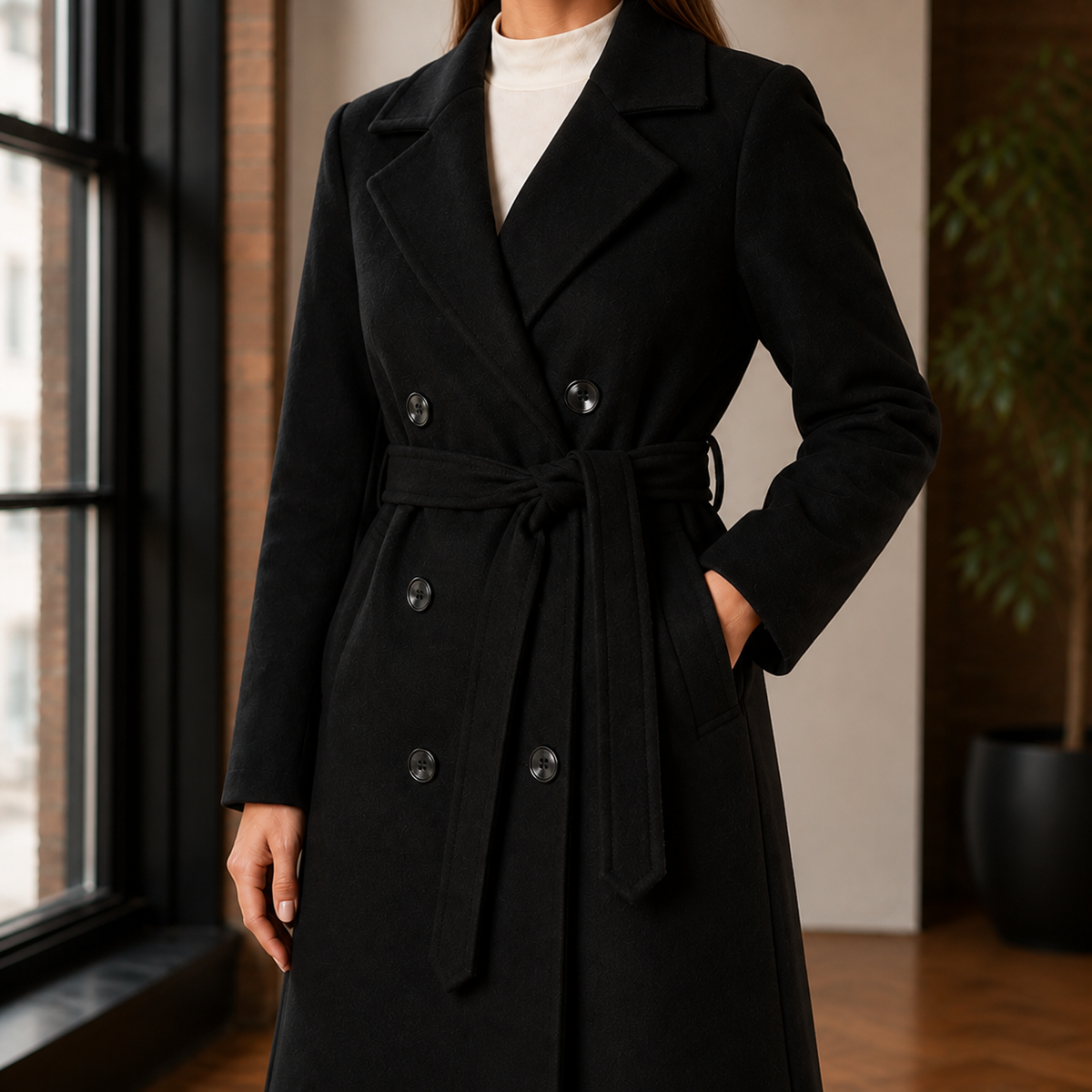 Maia-Lane Belted Overcoat