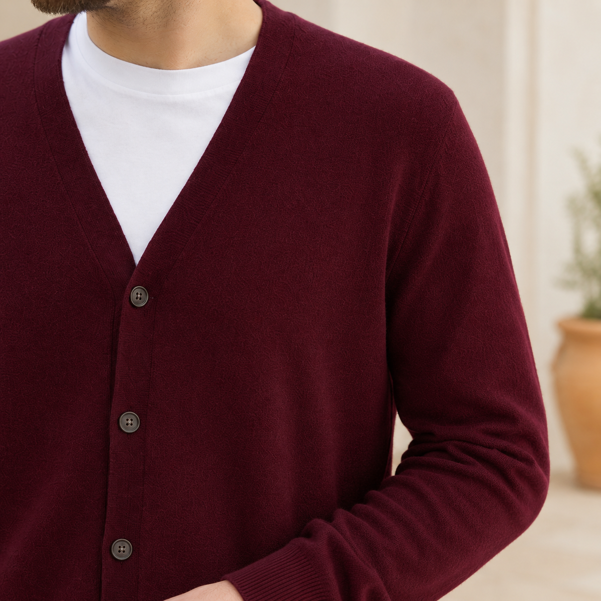 Yannick Wool Cardigan