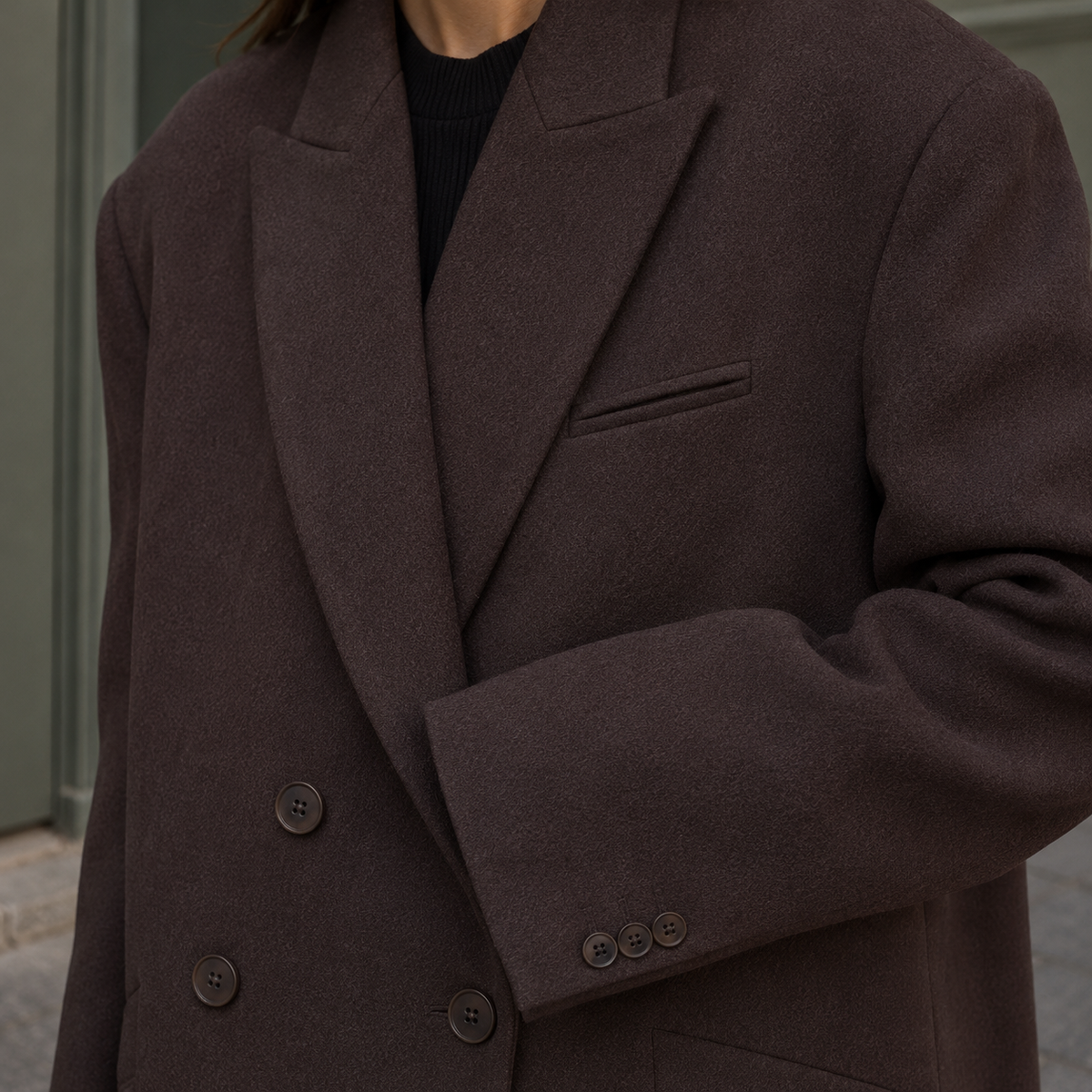 Saskia Wool Overcoat
