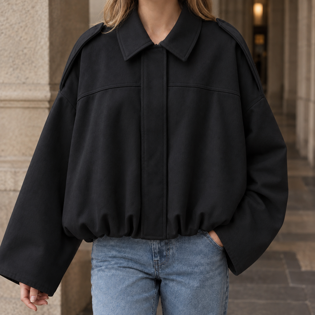 Magdalena-Kate Faux Suede Jacket
