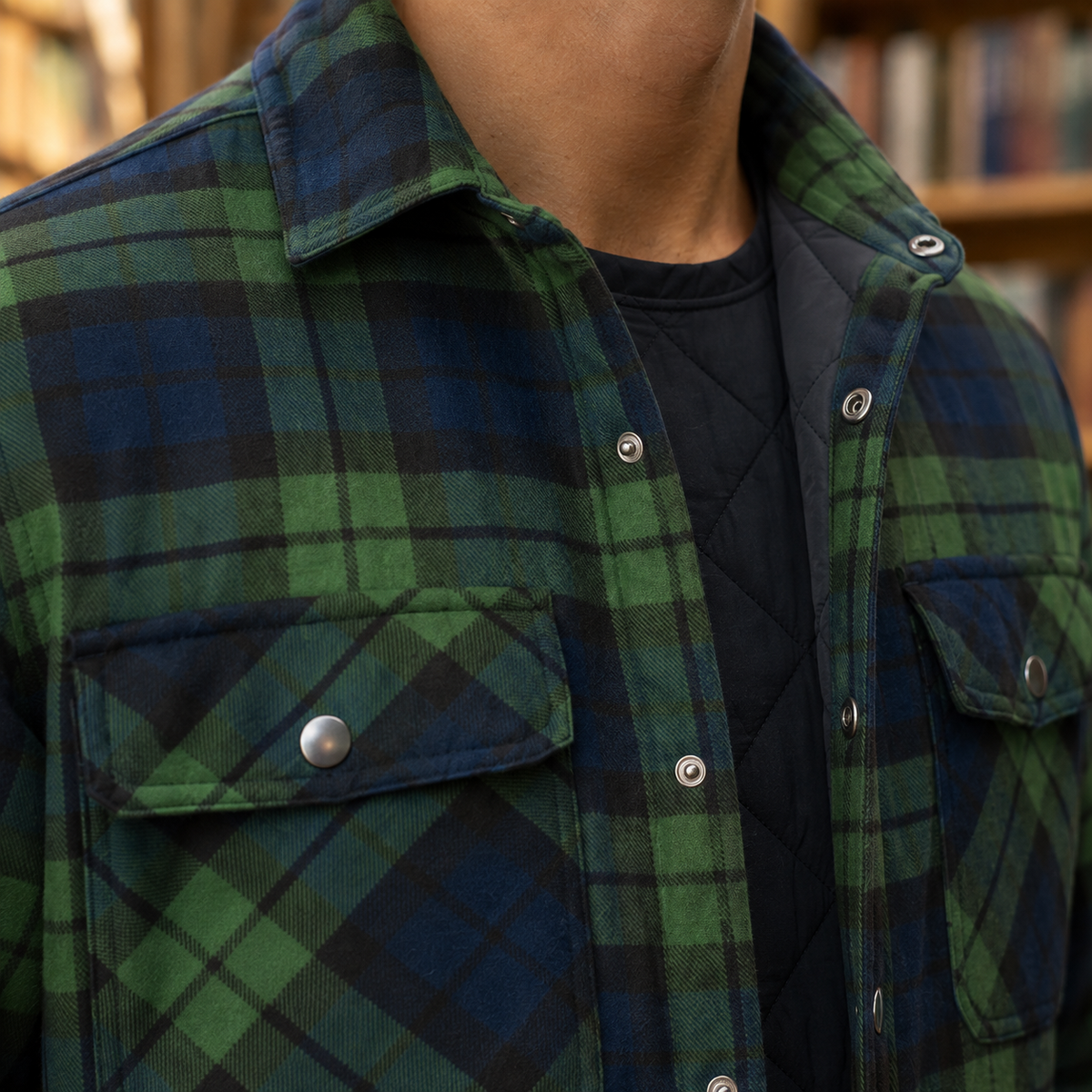 Xavier Quilted Overshirt