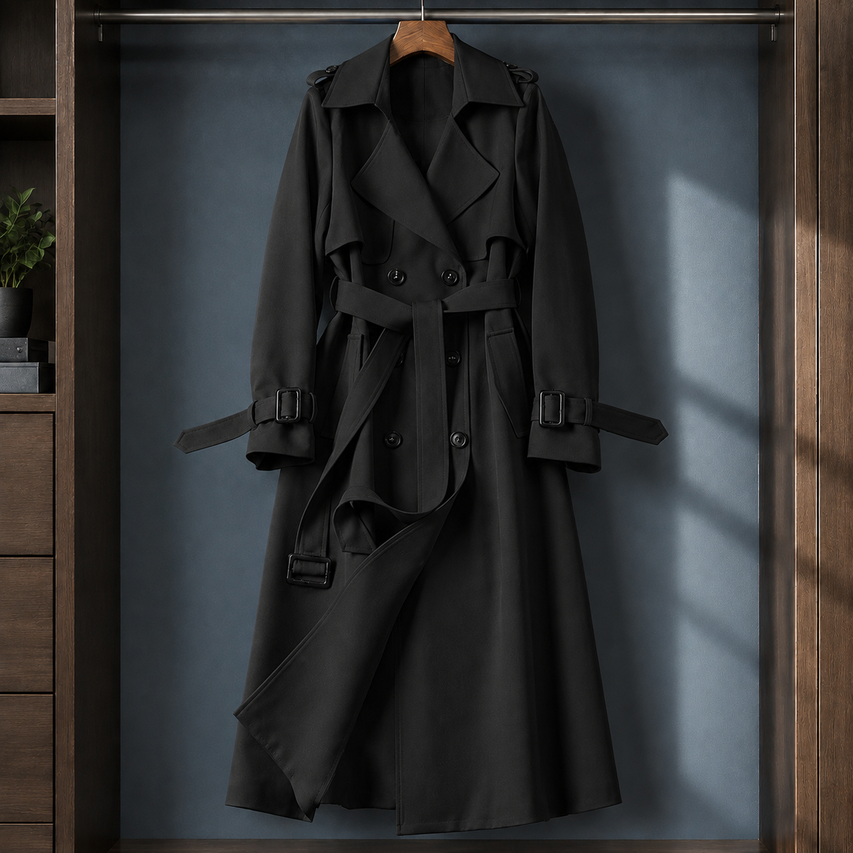 Ancelin-Grace Belted Overcoat