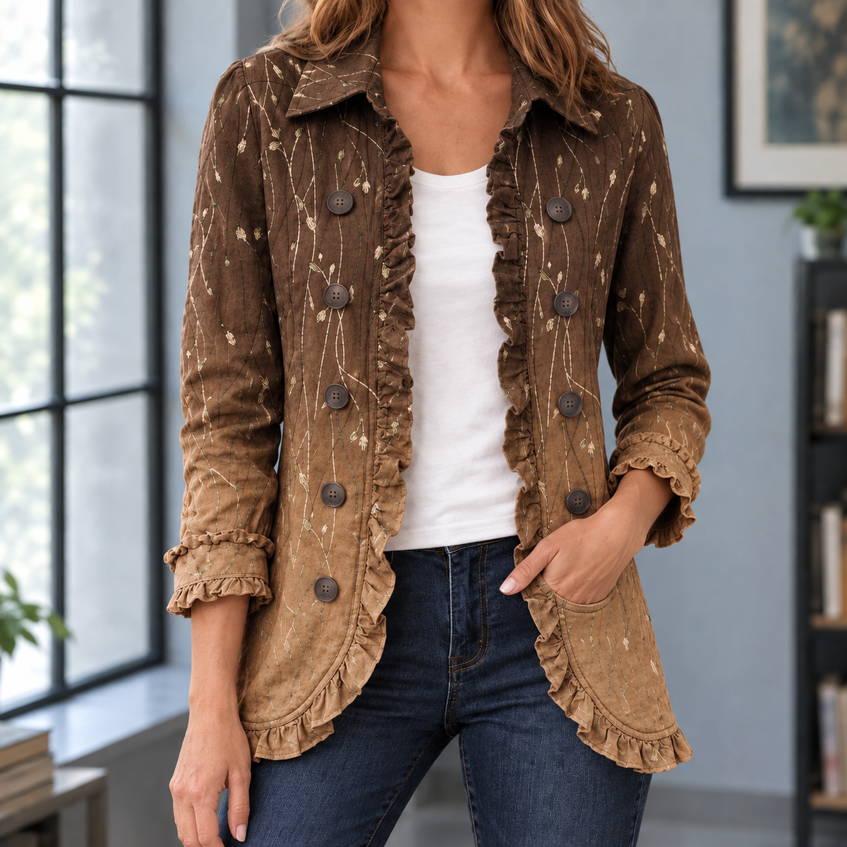 Carina-Elise Ruffle Jacket