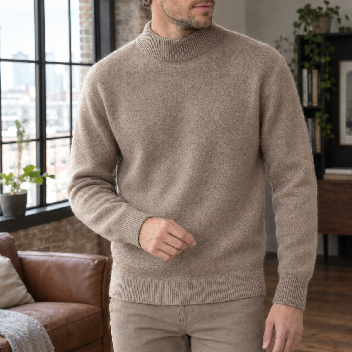 Victor-Ellis Cashmere-Feel Sweater