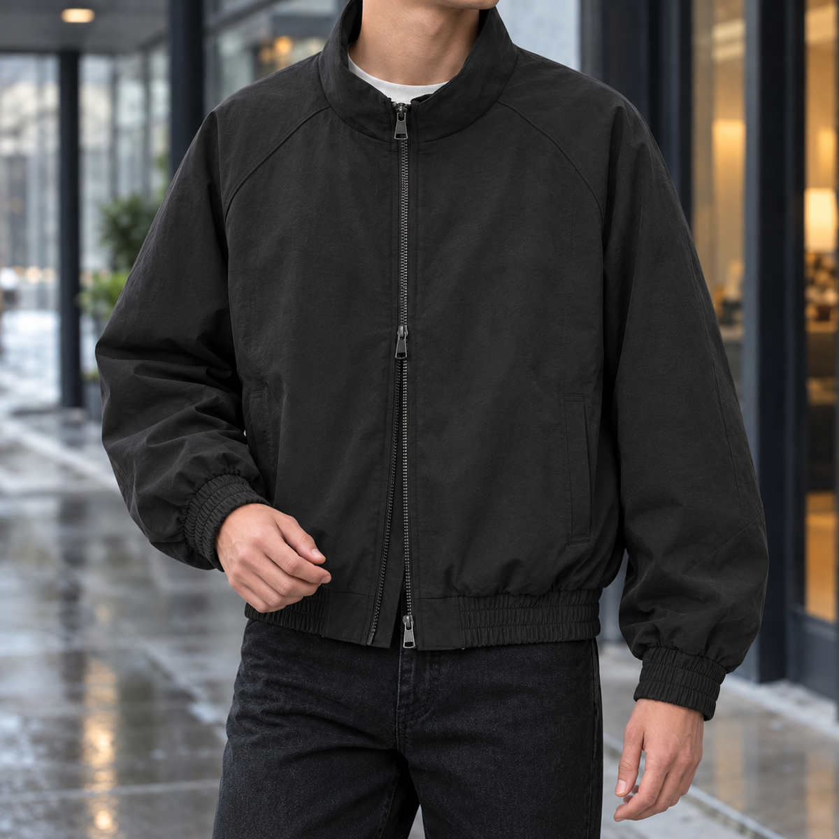 Charles Stand Collar Jacket