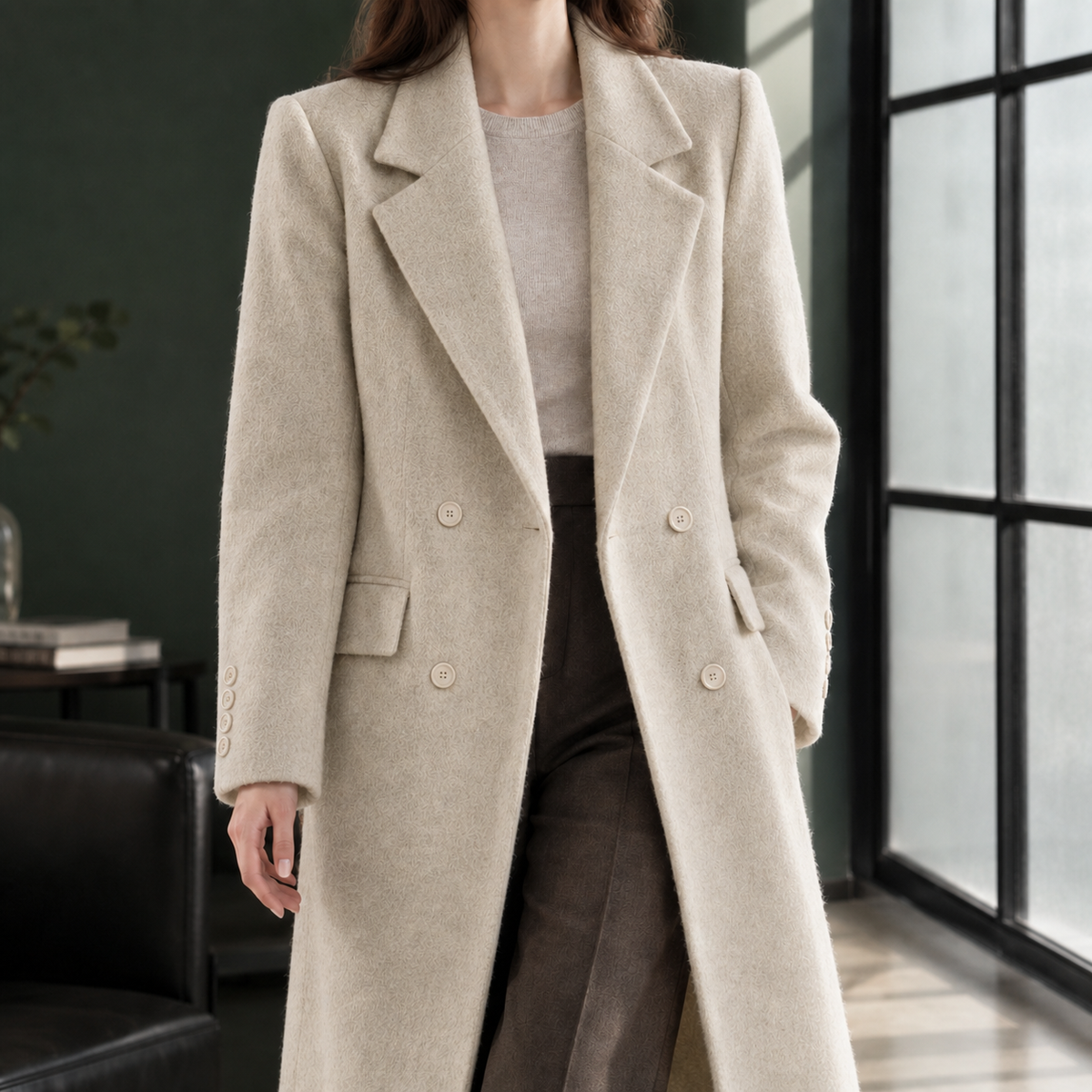 Leah-Grace Wool Coat