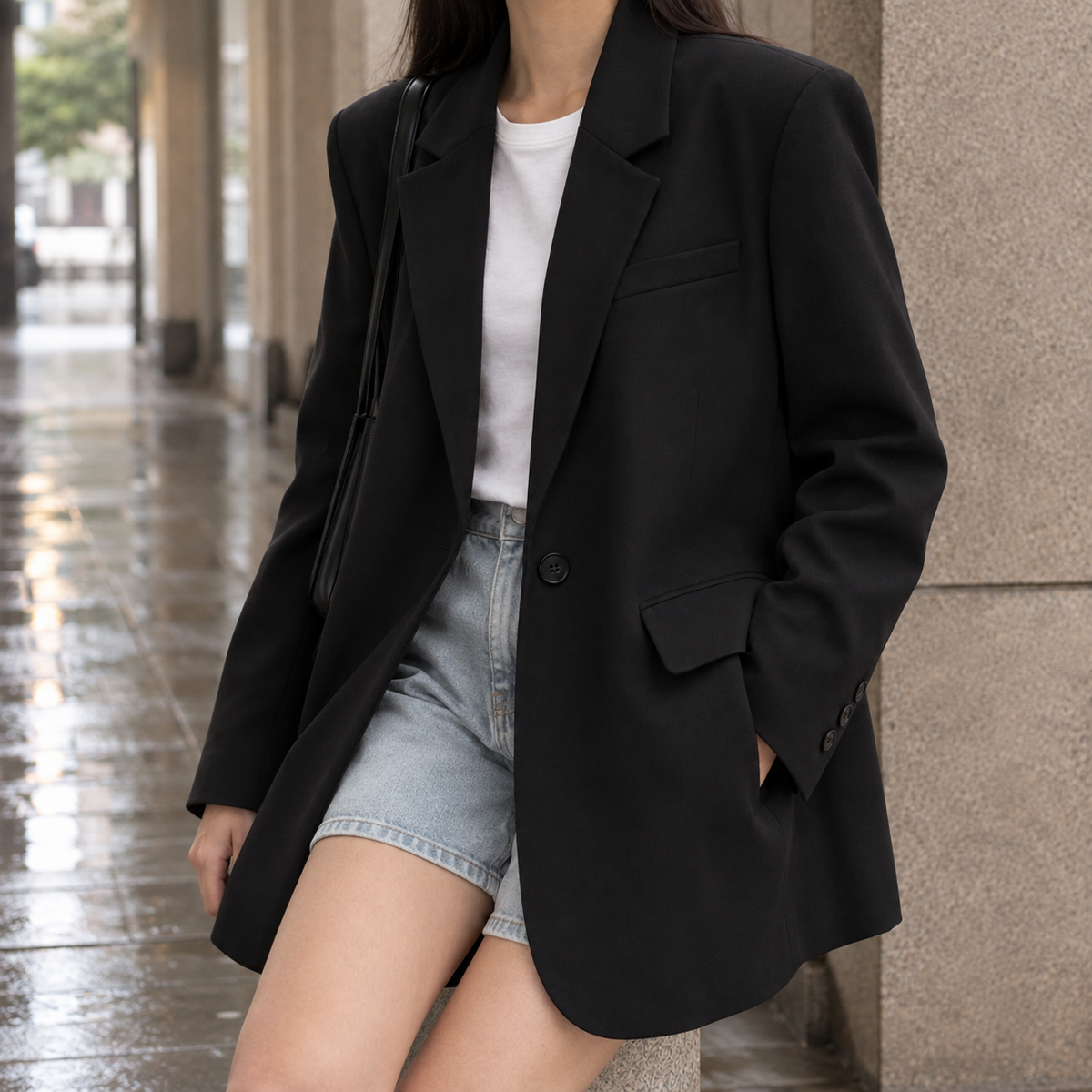 Margot-Pearl Relaxed Blazer