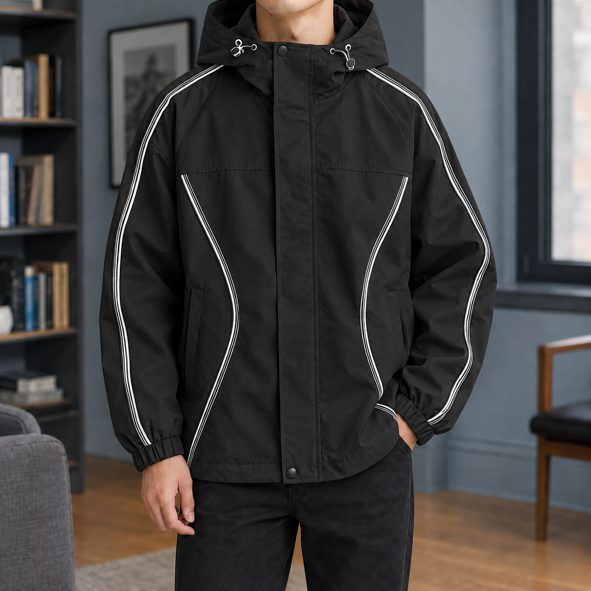 Sterling-West Piped Jacket