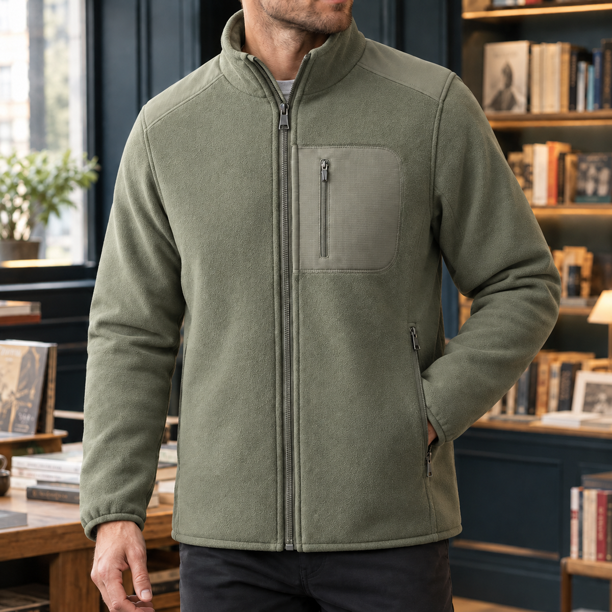 Michael Cashmere-Feel Jacket