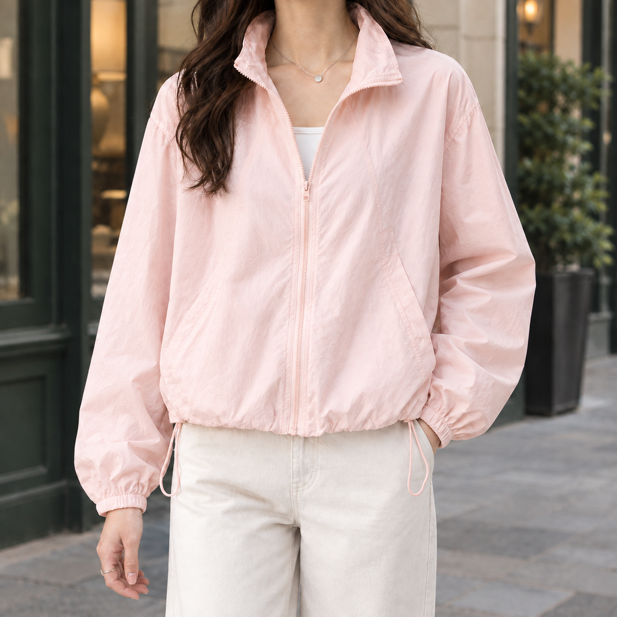 Eva-Eve Relaxed Zip Jacket