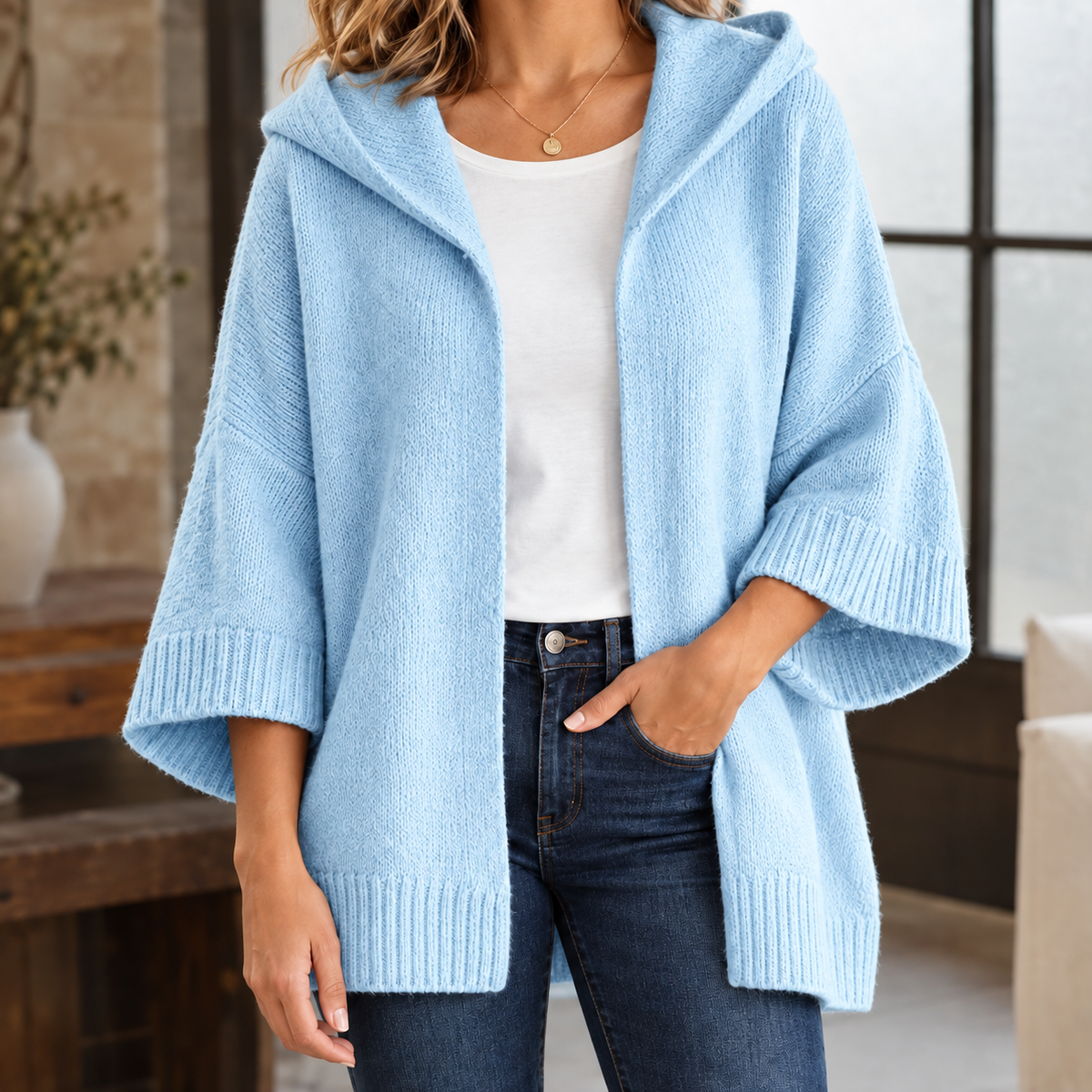 Valerie-Jane Hooded Cardigan