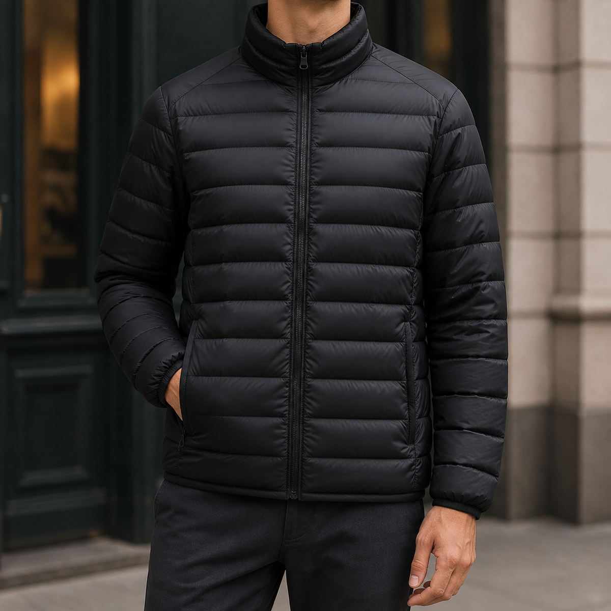 Idris-Grant Quilted Jacket