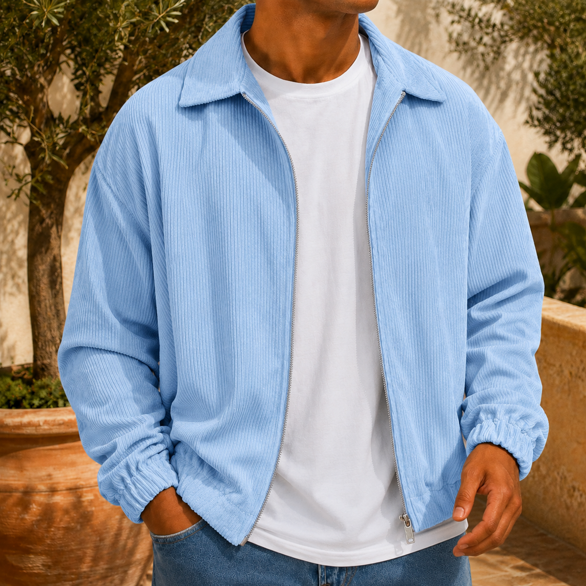 Ambrose-Dean Ribbed Jacket