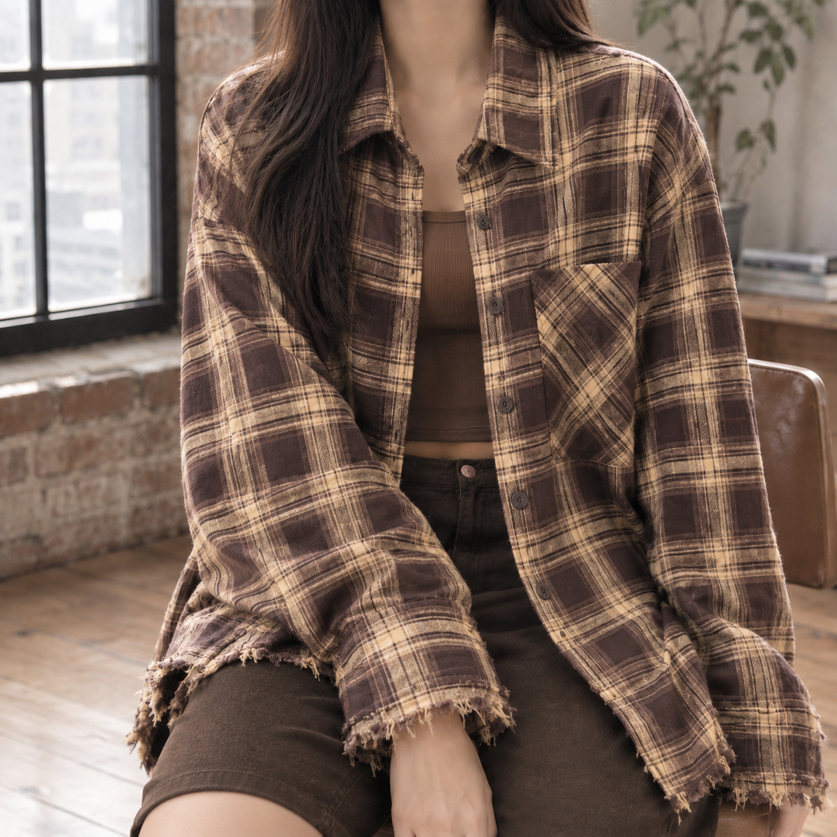 Greer Plaid Overshirt
