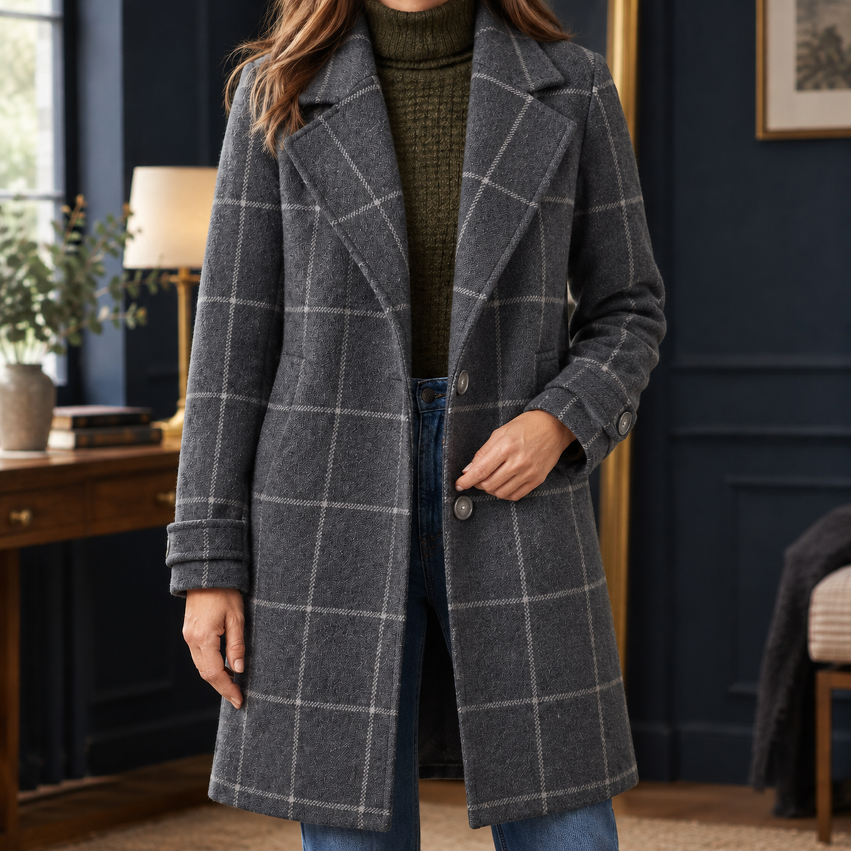 Ophelia-Rae Windowpane Jacket
