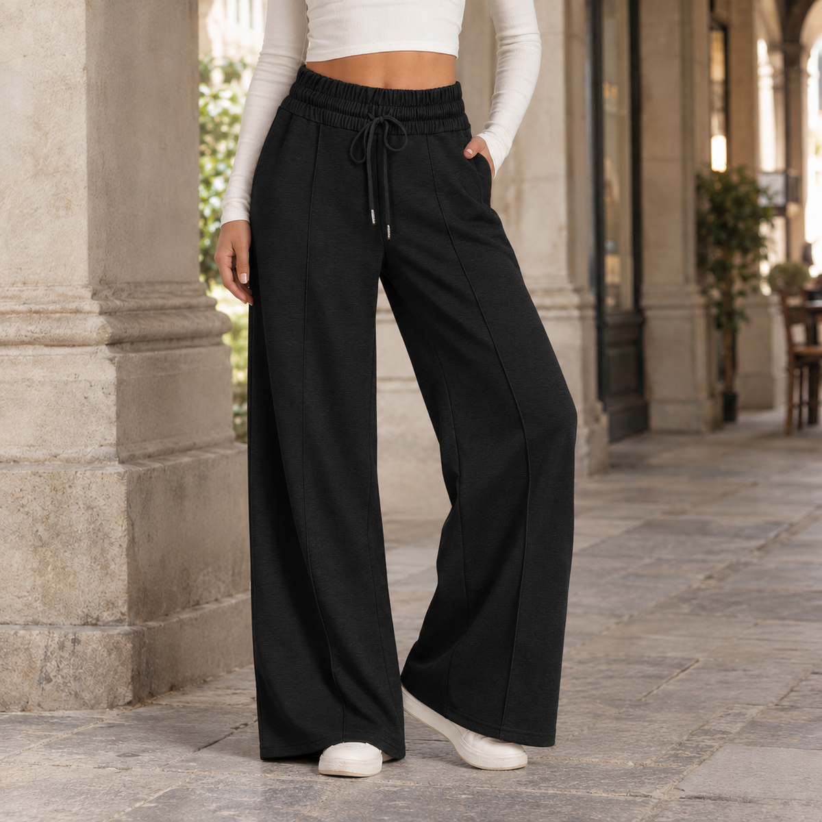 Geraldine-Faye Wide-Leg Pants