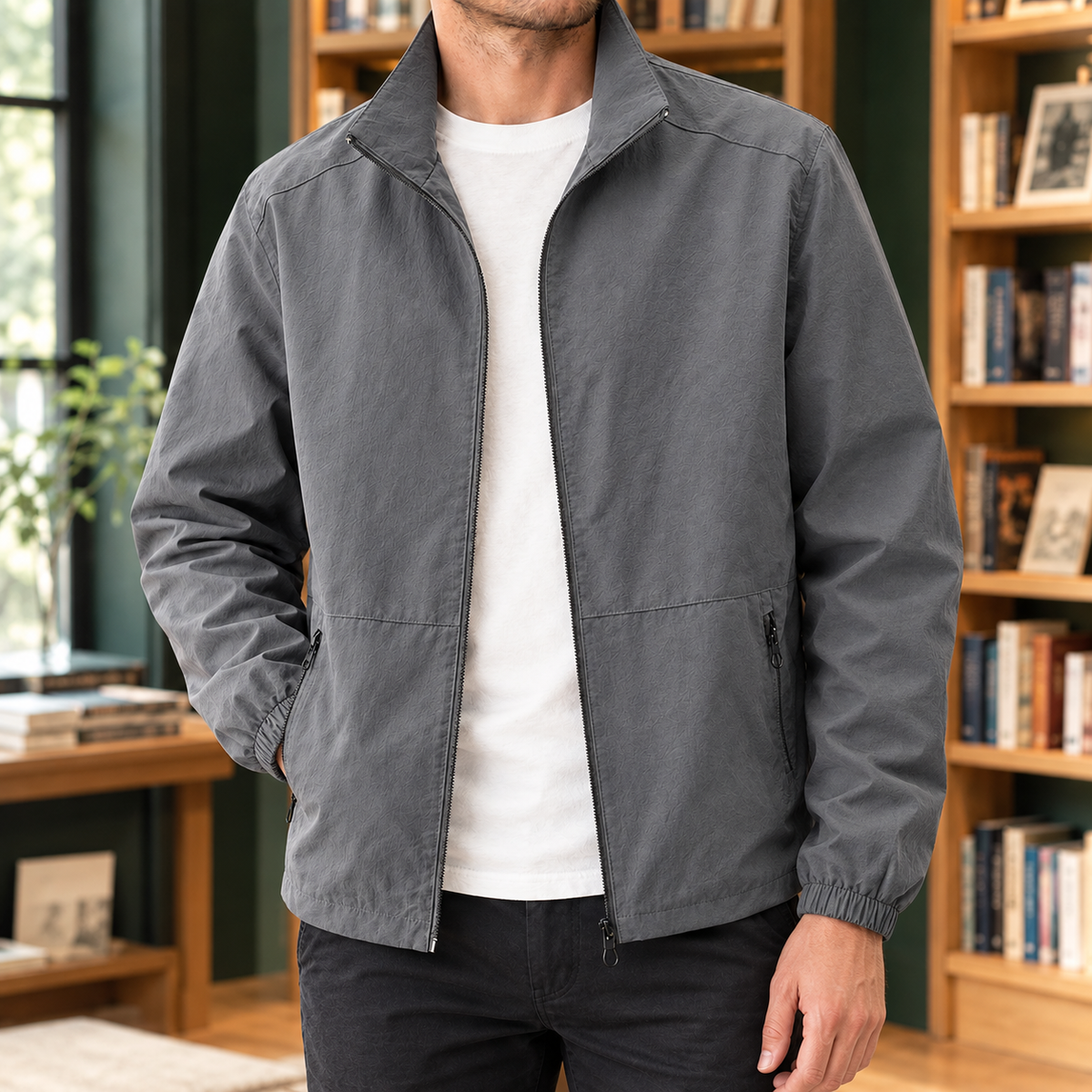 Ross-Grant Zip Jacket