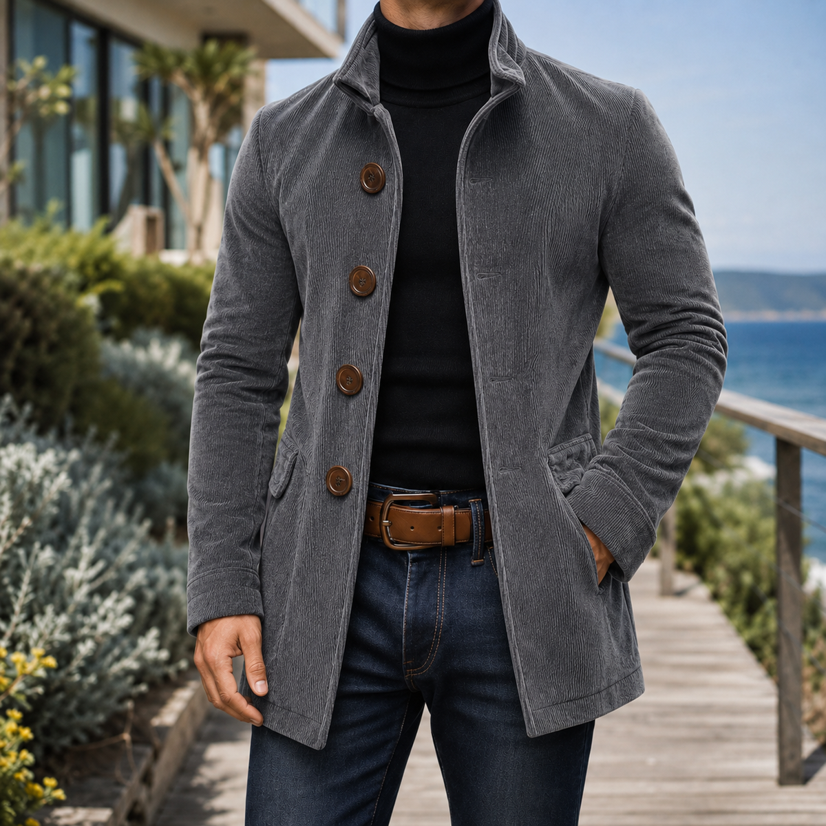 Orson-Wade Mandarin Jacket