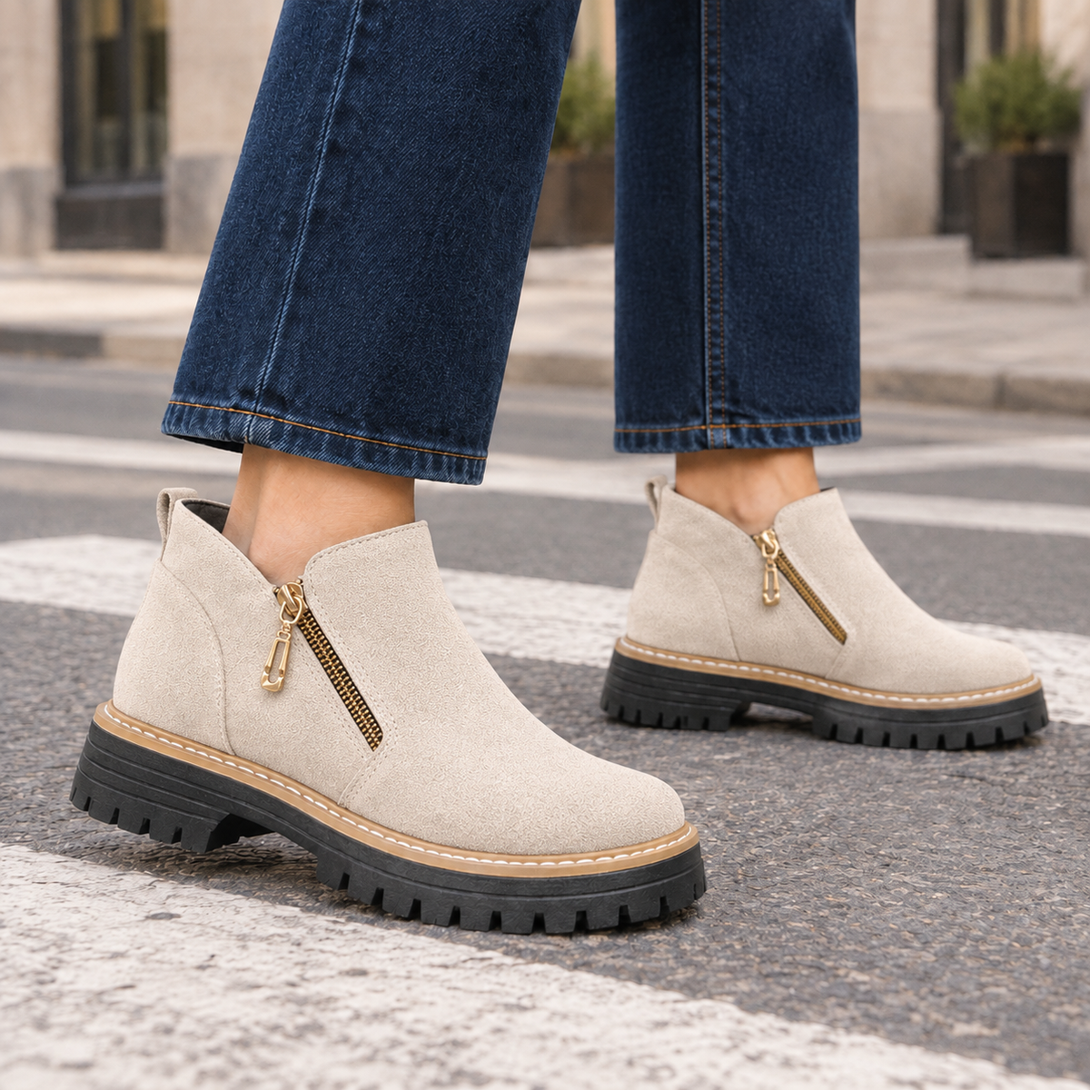 Pignatelli Faux Suede Ankle Boots