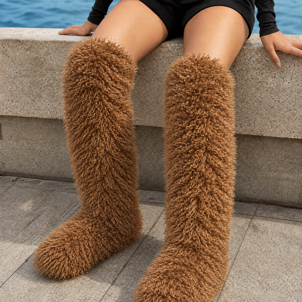 Melfi-Siena Shaggy Boots