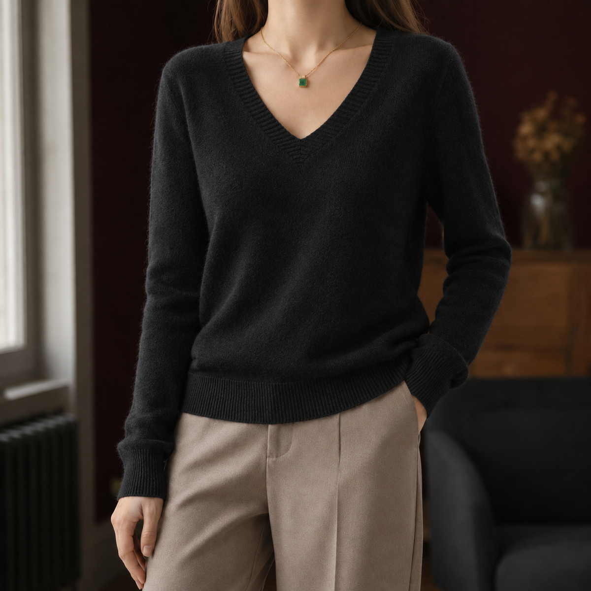 Kara V-Neck Sweater