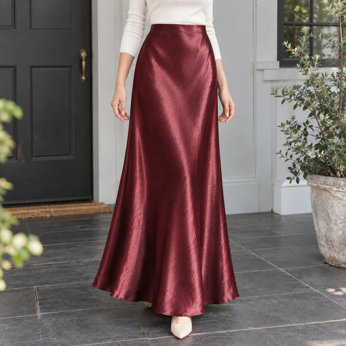 Molly Fluid Maxi Skirt