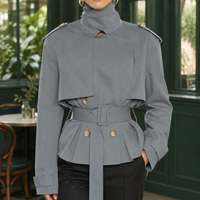 Serena-Rose Belted Jacket