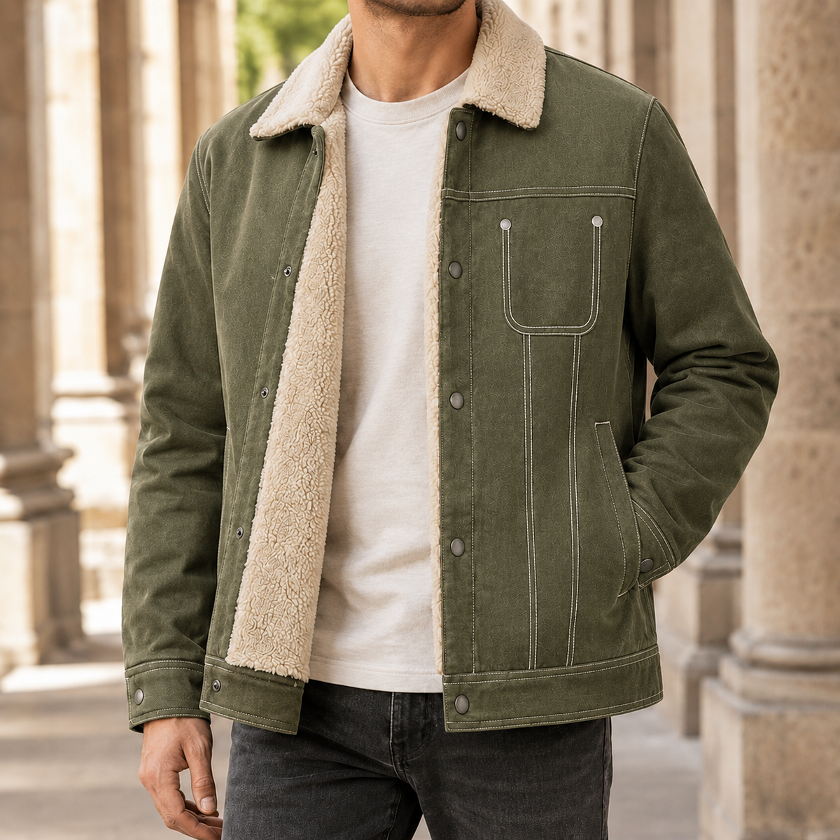 Ernest-Wren Fleece-Lined Jacket