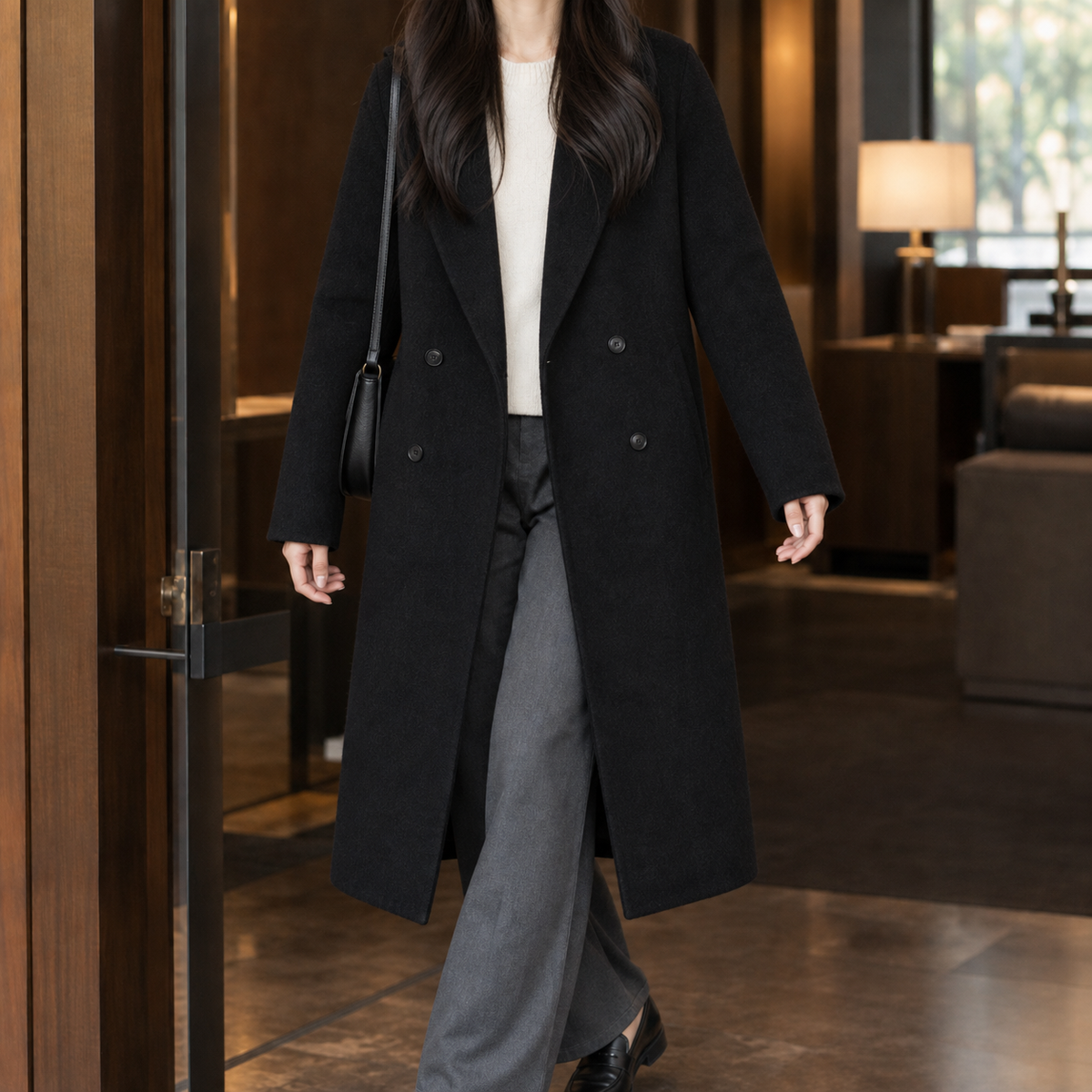 Aubrey-June Wool Coat