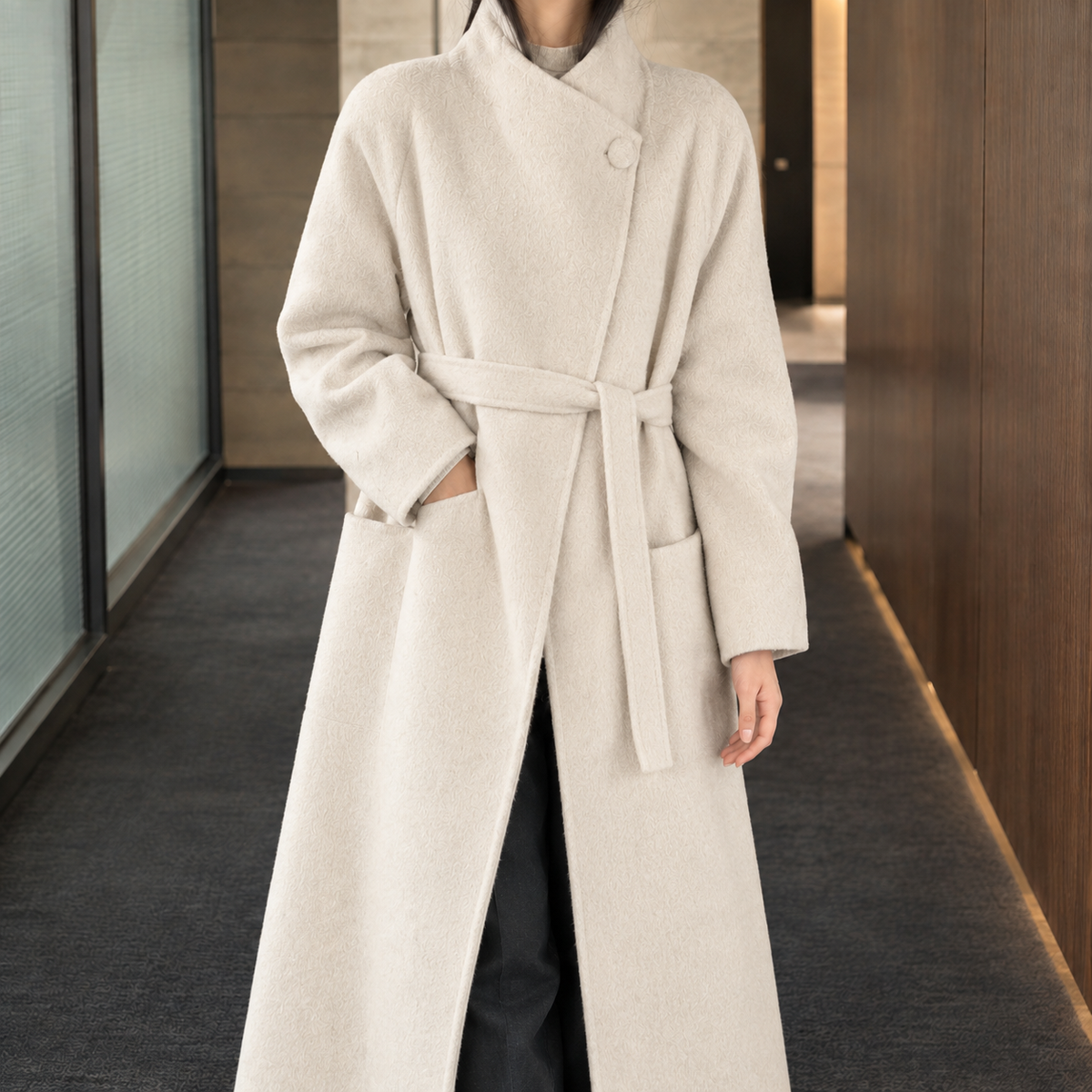 Carina-Kate Asymmetric Coat