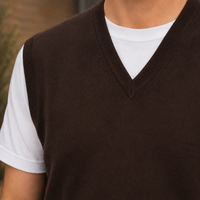 Louis V-Neck Wool Vest