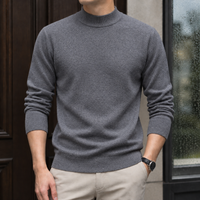 August-Rhys Mock Neck Sweater