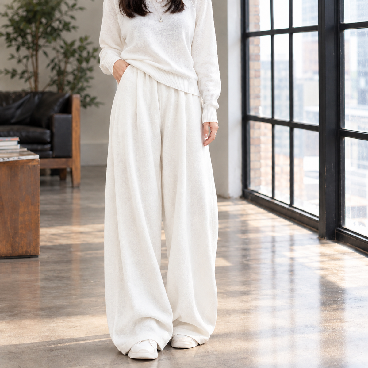 Ninon-Elise Wide Leg Pants
