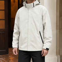 Frank-Grey Hooded Jacket