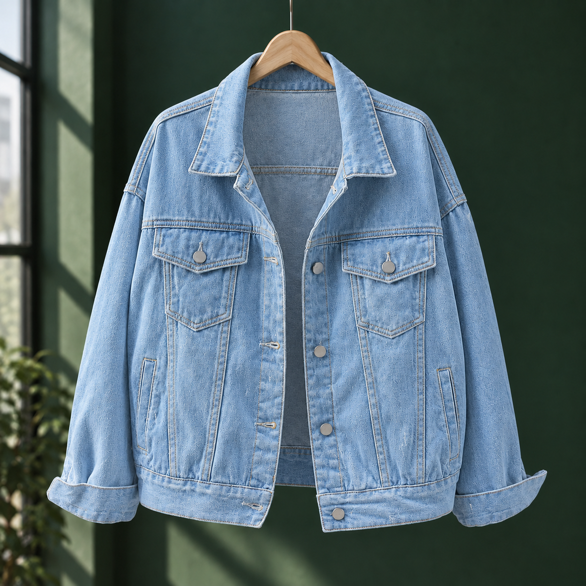 Olympia-Louise Relaxed Denim Jacket
