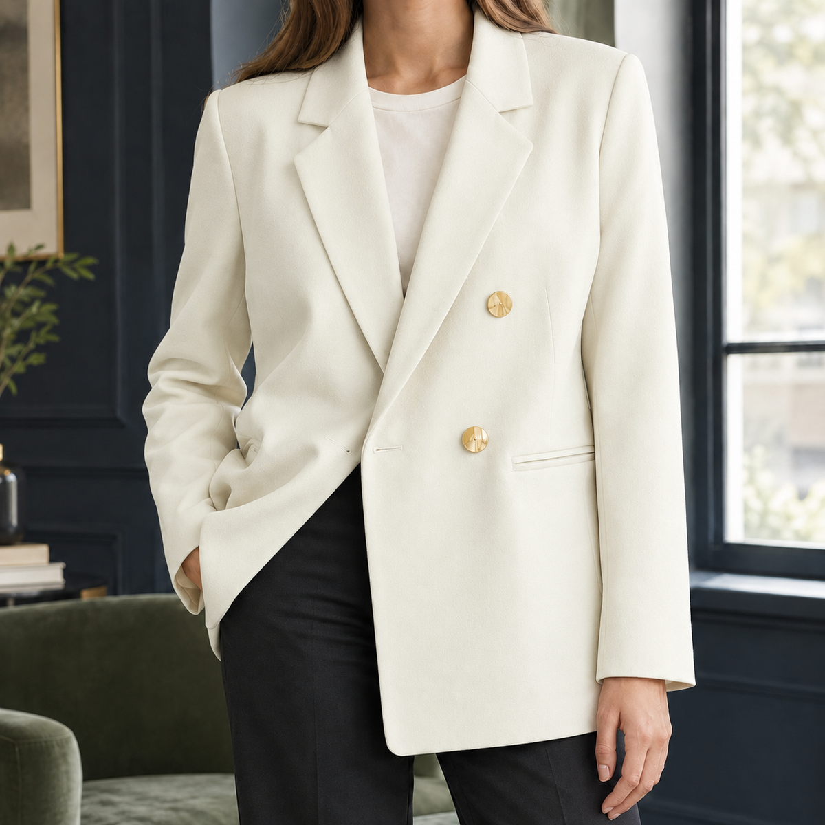 Cleo-Claire Double Breasted Blazer
