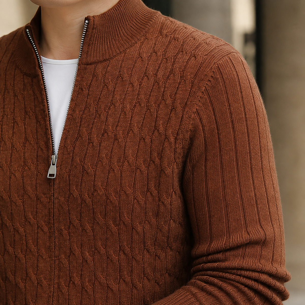 Rufus Cable Knit Sweater