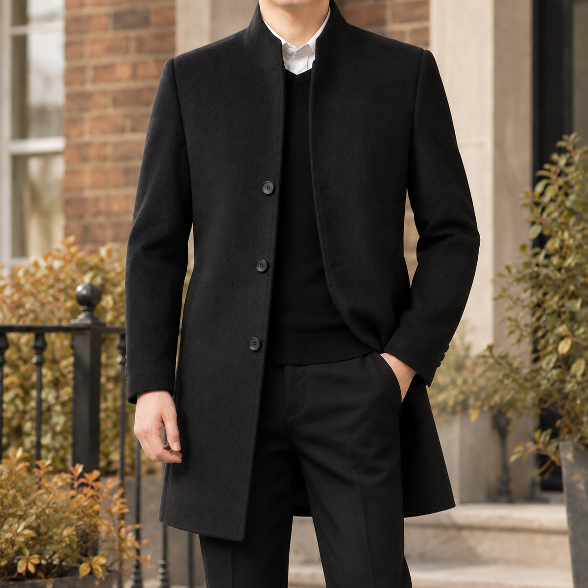 Duarte Cashmere-Feel Coat