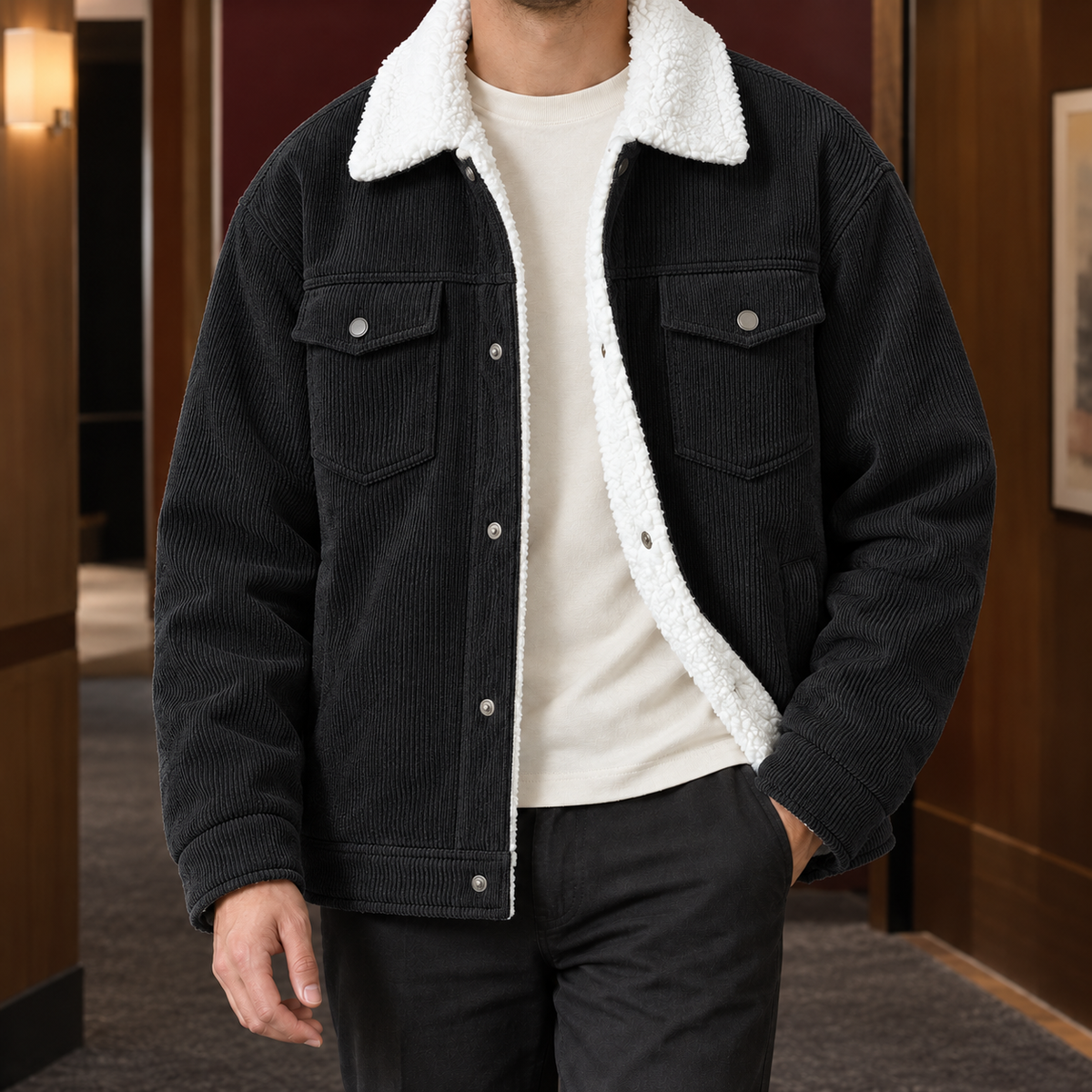 Mortimer-Miles Cashmere-Feel Jacket