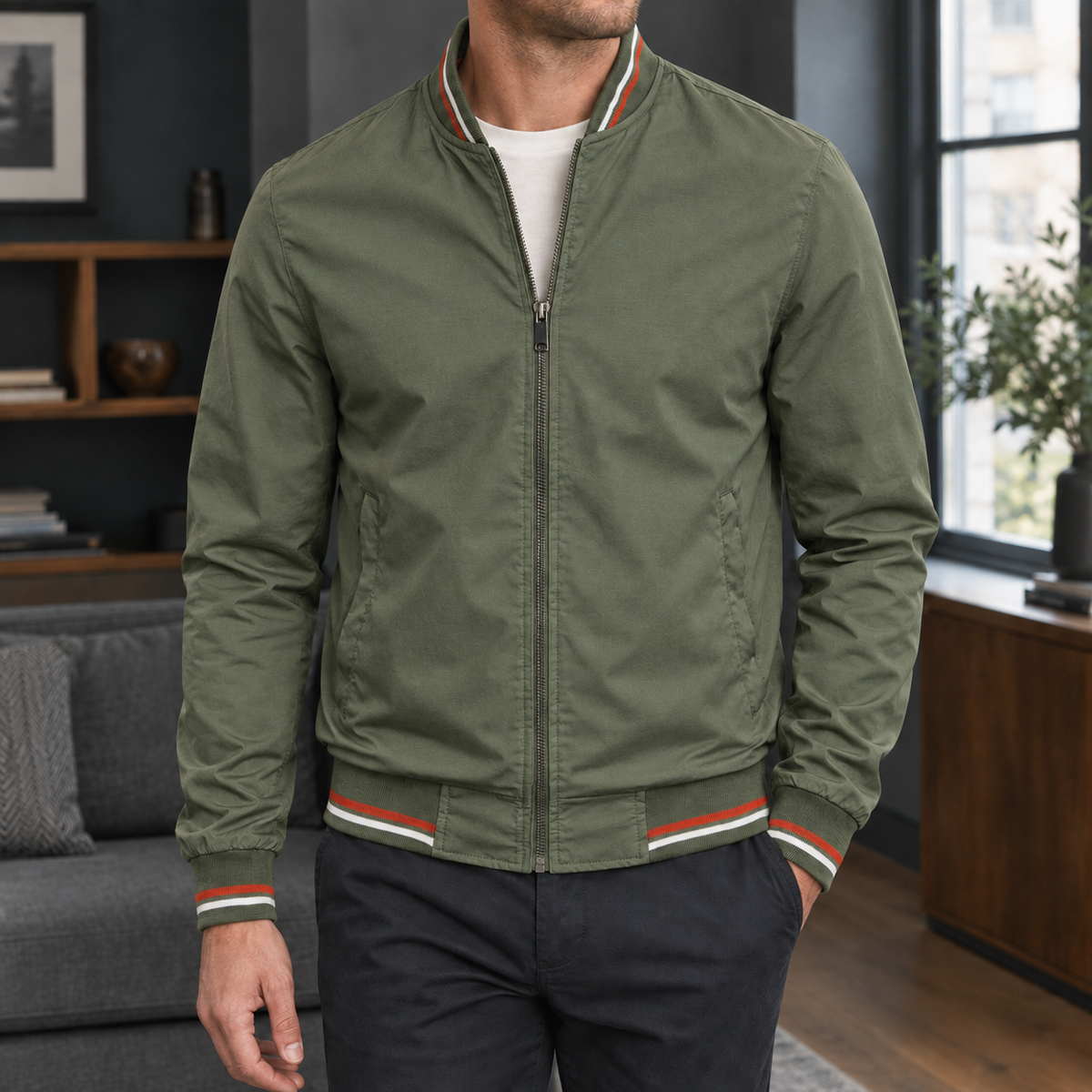 Armand-James Ribbed Jacket