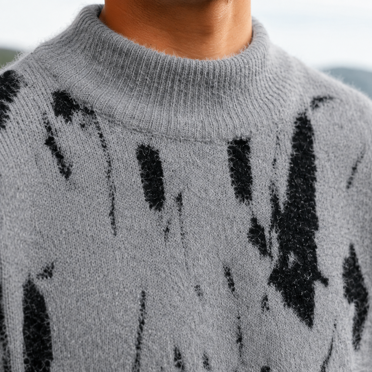 Julian Abstract Sweater